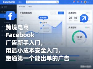 跨境电商Facebook广告新手入门,用最小成本安全入门,跑通第一个能出单的广告-网赚36计