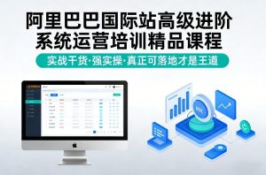 阿里巴巴国际站高级进阶系统运营培训精品课程，实战干货，强实操，真正可落地才是王道-网赚36计