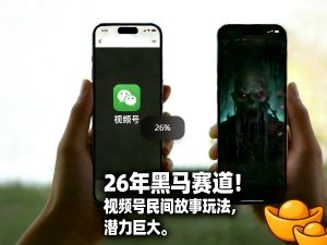 26年黑马赛道,视频号民间故事类玩法,潜力巨大,每日收益超5张-网赚36计