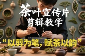 茶叶宣传片剪辑教学，以剪为笔，赋茶以韵，新手也能拍出高级感-网赚36计