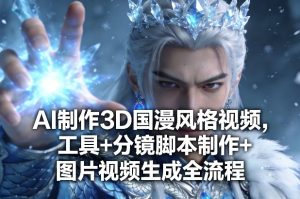 AI制作3D国漫风格视频，工具+分镜脚本制作+图片视频生成全流程-网赚36计