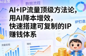 AI+IP流量顶级方法论，用AI降本增效，快速搭建可复制的IP賺钱体系-网赚36计