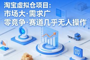 淘宝虚拟仓项目,市场大,需求广,零竞争,赛道几乎没人操作-网赚36计