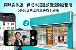 同城实体店,如何低成本把客户从短视频带到线下门店-网赚36计