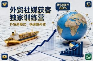 外贸社媒获客独家训练营,外贸新模式,快速做外贸(更新26年3月)-网赚36计