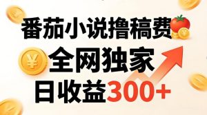 番茄撸稿费，稳定日收益300+，全网独家，副业必看，小白易上手，超级简单【揭秘】-网赚36计