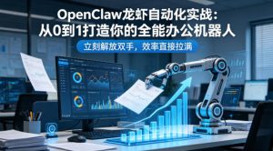 OpenClaw龙虾自动化实战:从0到1打造你的全能办公机器人,立刻解放双手,效率直接拉满-网赚36计