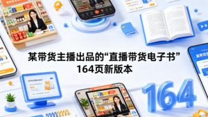 某带货主播出品的《直播带货电子书》164页新版本-网赚36计