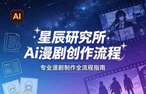 AI漫剧创作全流程指南|从工具到编剧,从流量到变现,小白也能学会的专业漫剧制作法-网赚36计