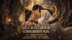 AIGC仿真人《合欢宗》短剧教学,用AIGC解锁缠绵爱恋的全新呈现方式,让跨时空故事创作零门槛、高品质,重构短剧生态-网赚36计