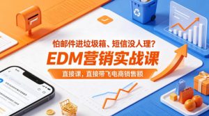 怕邮件进垃圾箱、短信没人理?EDM营销实战课,直接带飞电商销售额【原创双语字幕】-网赚36计