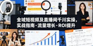 全域短视频及直播间千川实操,实战指南·流量增长·ROI提升-网赚36计