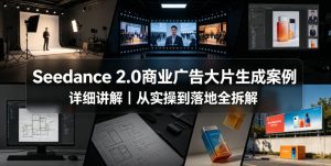 Seedance 2.0商业广告大片生成案例详细讲解|从实操到落地全拆解-网赚36计