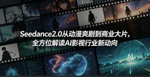 Seedance2.0从动漫爽剧到商业大片,全方位解读AI影视行业新动向-网赚36计