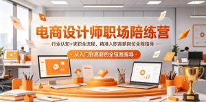 电商设计师职场陪练营,行业认知+求职全流程,精准入职高薪岗位全程指导-网赚36计