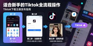 Tiktok下载注册发布,适合新手的Tiktok全流程操作-网赚36计