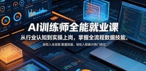 AI训练师全能就业课，从行业认知到实操上岗，掌握全流程数据技能，轻松入职新兴热门岗位-网赚36计