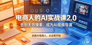 电商人的AI实战课2.0，告别无效摸索，成为AI视频导演，全能AI电商人，从这里开始-网赚36计