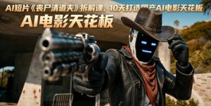 AI短片《丧尸清道夫》拆解课,10天打造国产AI电影天花板-网赚36计