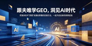 跟夫唯学GEO，洞见AI时代，把复杂技术“蒸馏”成通俗易懂的实操方法，一起开启全新的探索征程-网赚36计