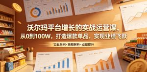 沃尔玛平台增长的实战运营课，从0到100W，打造爆款单品，实现业绩飞跃-网赚36计