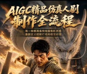 AIGC精品仿真人剧豢龙人全流程制作解析2026,国风仿真人创作+打斗剧情+人设编排,一站式AI短剧入门-网赚36计