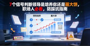 付费文章:7个信号判断领导是培养你还是画大饼,职场人必看,防踩坑指南-网赚36计