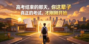 付费文章：高考结束的那天，你这辈子真正的考试，才刚刚开始-网赚36计