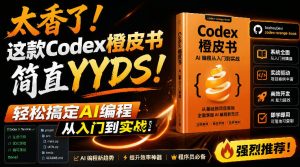 Codex橙皮书简直YYDS，非官方开源的Codex全链路指南，轻松搞定AI编程入门到实战【文档】-网赚36计