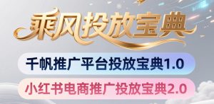 小红书千帆推广平台投放宝典，小红书电商推广投放宝典2.0-网赚36计