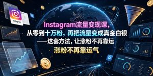 Instagram流量变现课,从零到十万粉,再把流量变成真金白银——这套方法,让涨粉不再靠运气【原创双语字幕】-网赚36计