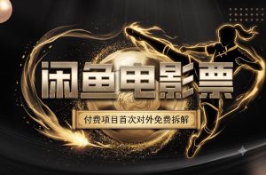 一部功夫女足，再次颠覆了我对闲鱼电影票的认知，旺季一月打底1W+-网赚36计