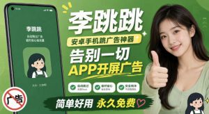 李跳跳内置规则版，安卓手机拒绝app开屏广告，让app更干净-网赚36计