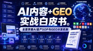 AI内容+GEO实战白皮书,全面掌握AI量产SOP与GEO分发机制【文档】-网赚36计