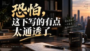 灏泽叔最新付费文章：恐怕，这下写的有点太通透了-网赚36计